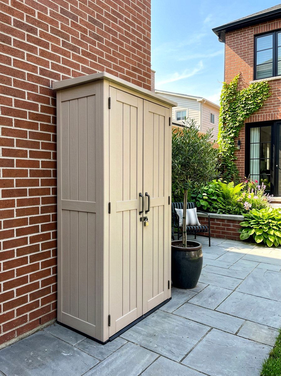 Vertical Storage Shed - 30 outdoor storage shed ideas
