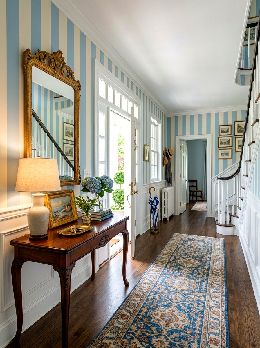 Vertical Stripe Wallpaper - 30 patterned wallpaper ideas