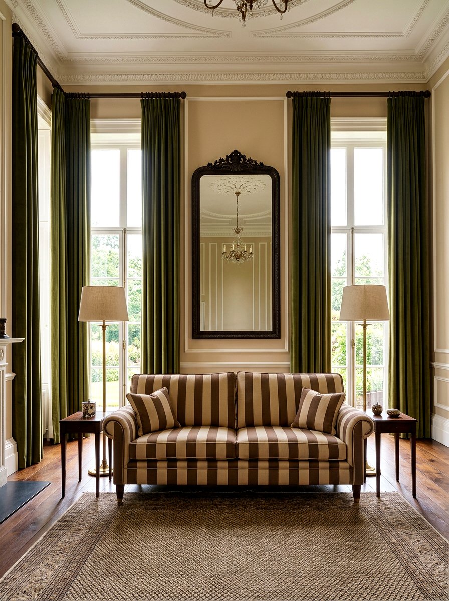 Vertical Striped Sofa - 30 striped sofa ideas