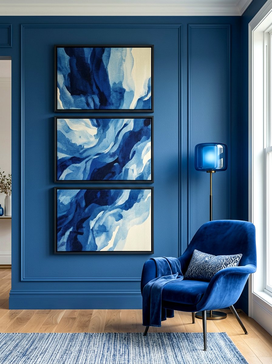 Vertical Triptych - 30 gallery wall ideas