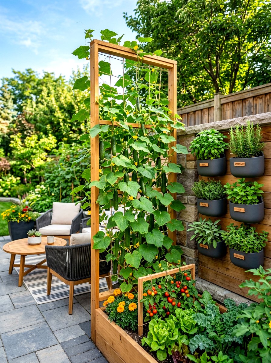 Vertical Vegetable Garden - 30 vegetable garden ideas