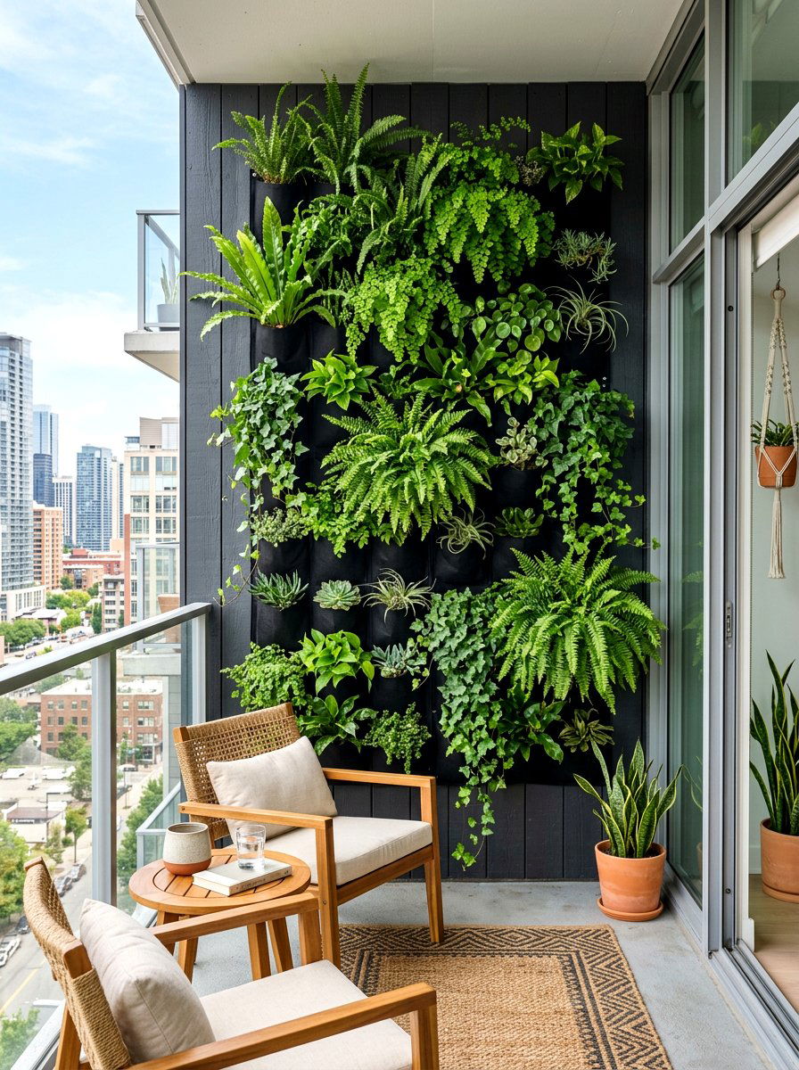Vertical Wall Garden - 30 small garden ideas