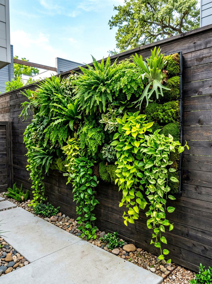 Vertical Wall Garden - 30 pocket garden ideas