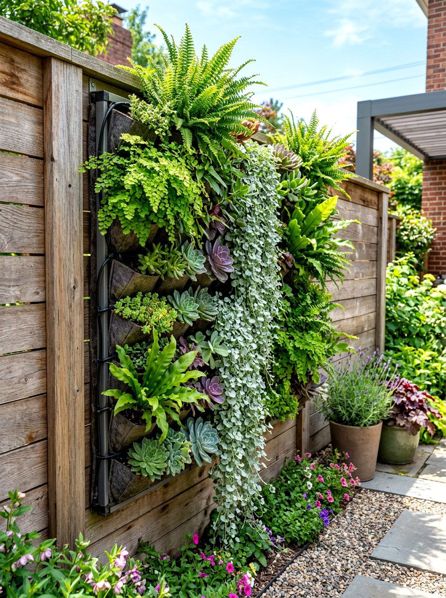 Vertical Wall Planters - 30 modern container garden ideas