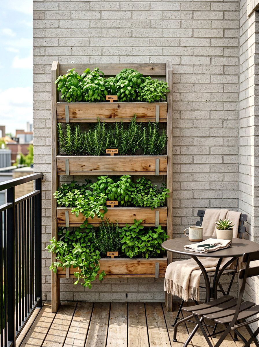 30 Wooden Planter Ideas to Beautify Balconies, Beds, and Paths