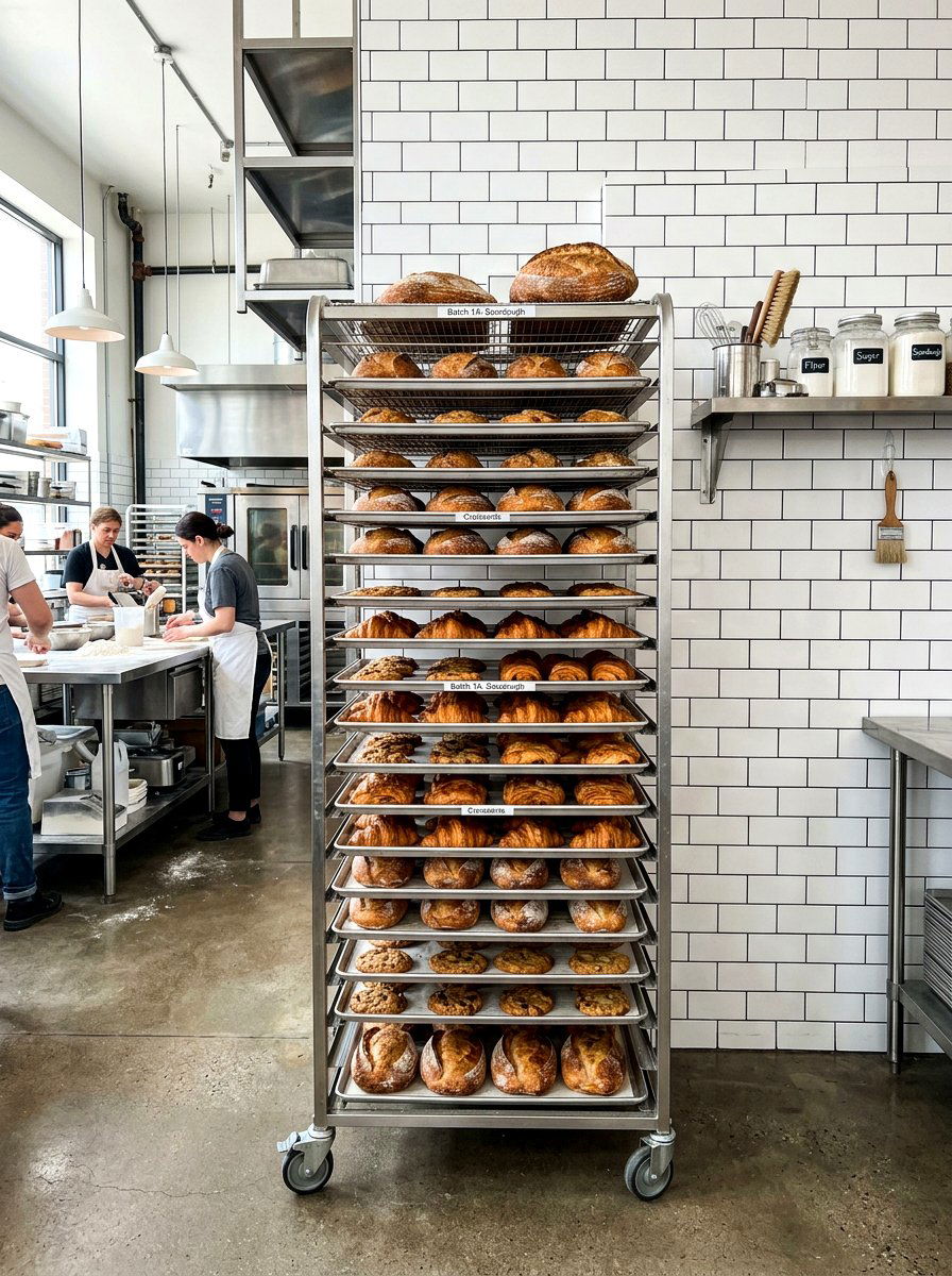 Vertical cooling rack storage - 30 tray divider cabinet ideas