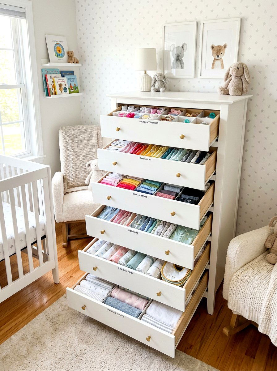 30 Nursery Dresser Organization Ideas for Stress-Free Storage