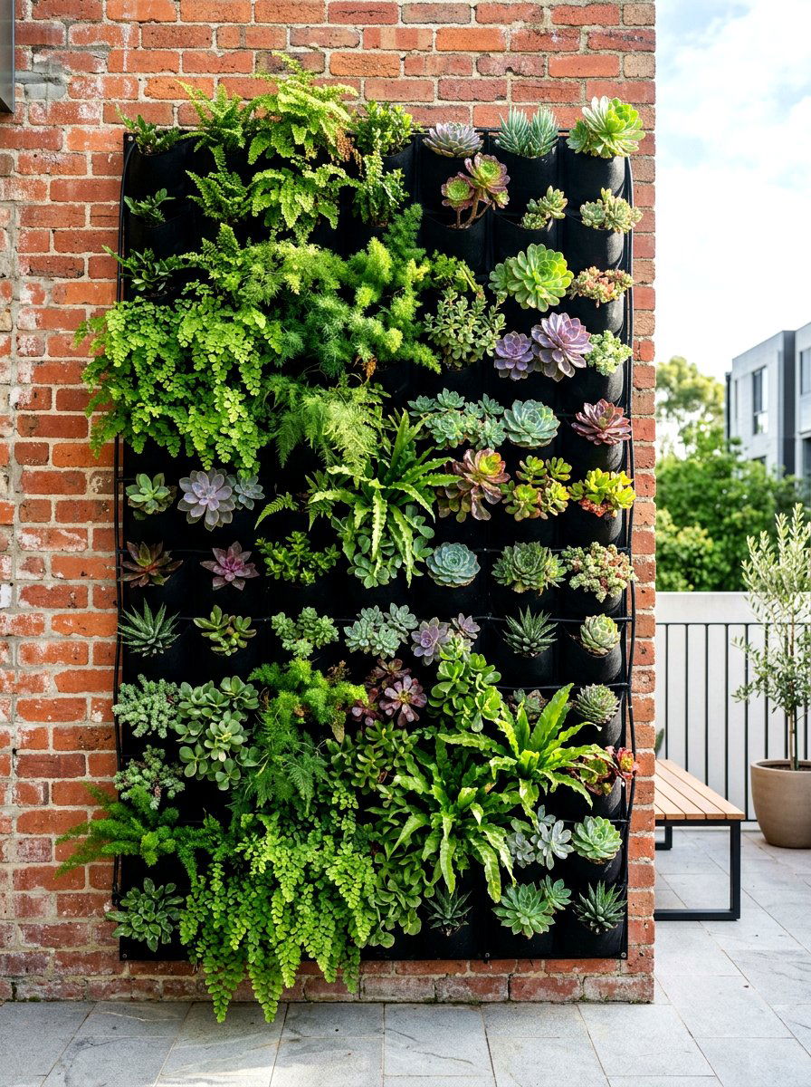 Vertical garden - 30 city backyard garden ideas