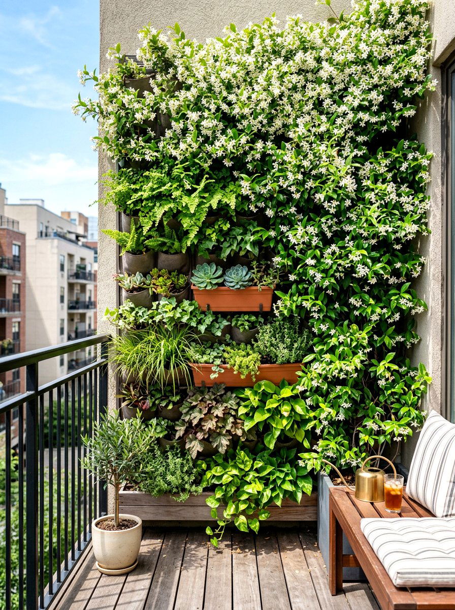 Vertical garden wall - 30 bee garden border ideas