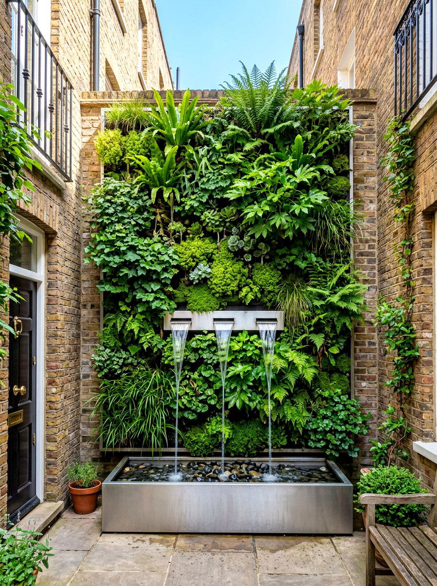 30 Courtyard Fountain Garden Ideas for a Relaxing Retreat