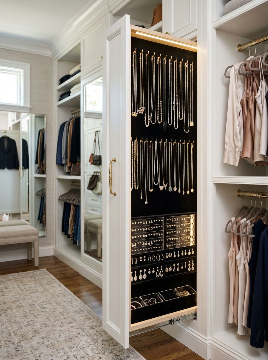 Vertical jewelry organizer drawer - 30 vertical drawer storage ideas