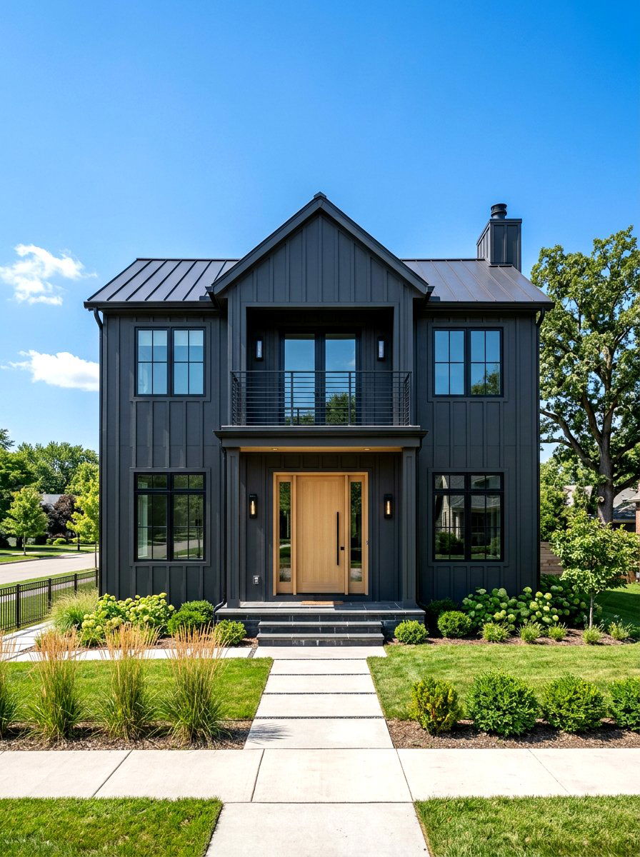Vertical siding house exterior - 30 two story house exterior ideas