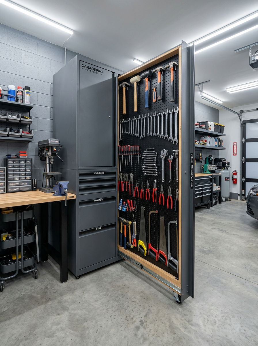Vertical tool storage cabinet - 30 vertical drawer storage ideas