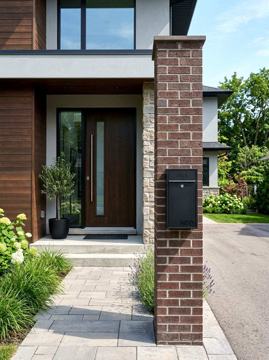 30 modern mailbox ideas: Sleek Designs For A Cleaner Curb
