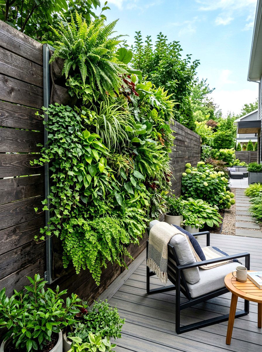 Vertical wall planter - 30 container garden ideas