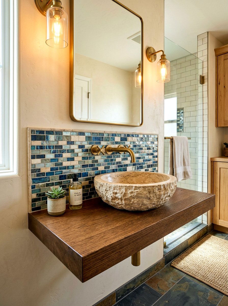 Vessel Sink Wall Faucet - 30 wall mounted faucet bathroom ideas