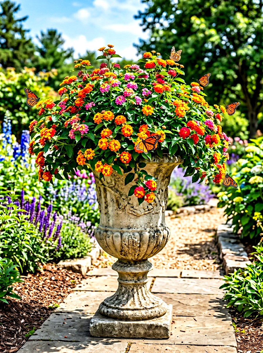 Vibrant Lantana Mix - 30 sunny container garden ideas