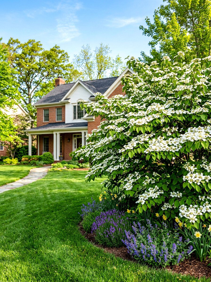 Viburnum Shrub - 30 front yard shrub ideas