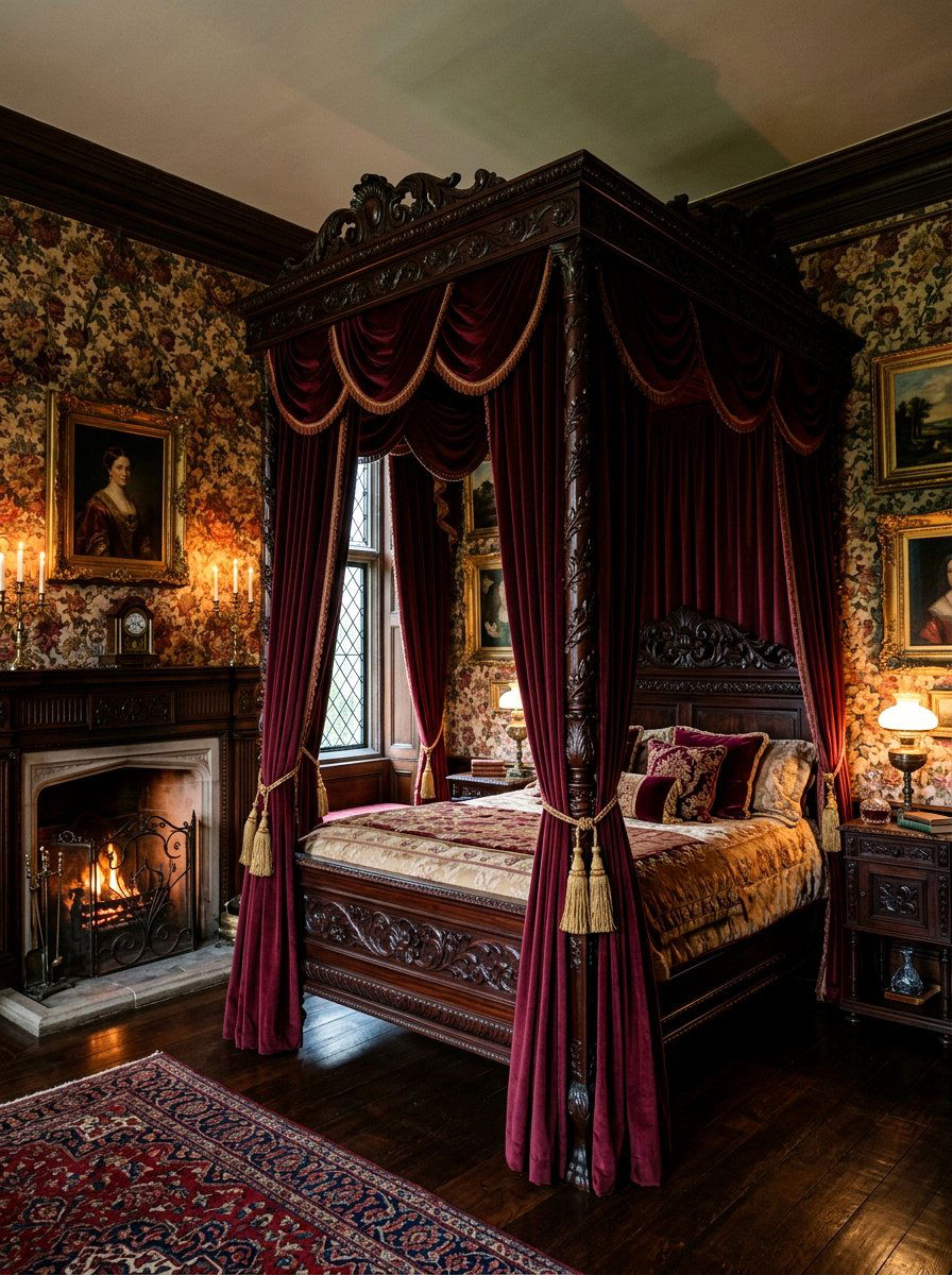 Victorian Antique Style Canopy Bed - 30 canopy bed ideas