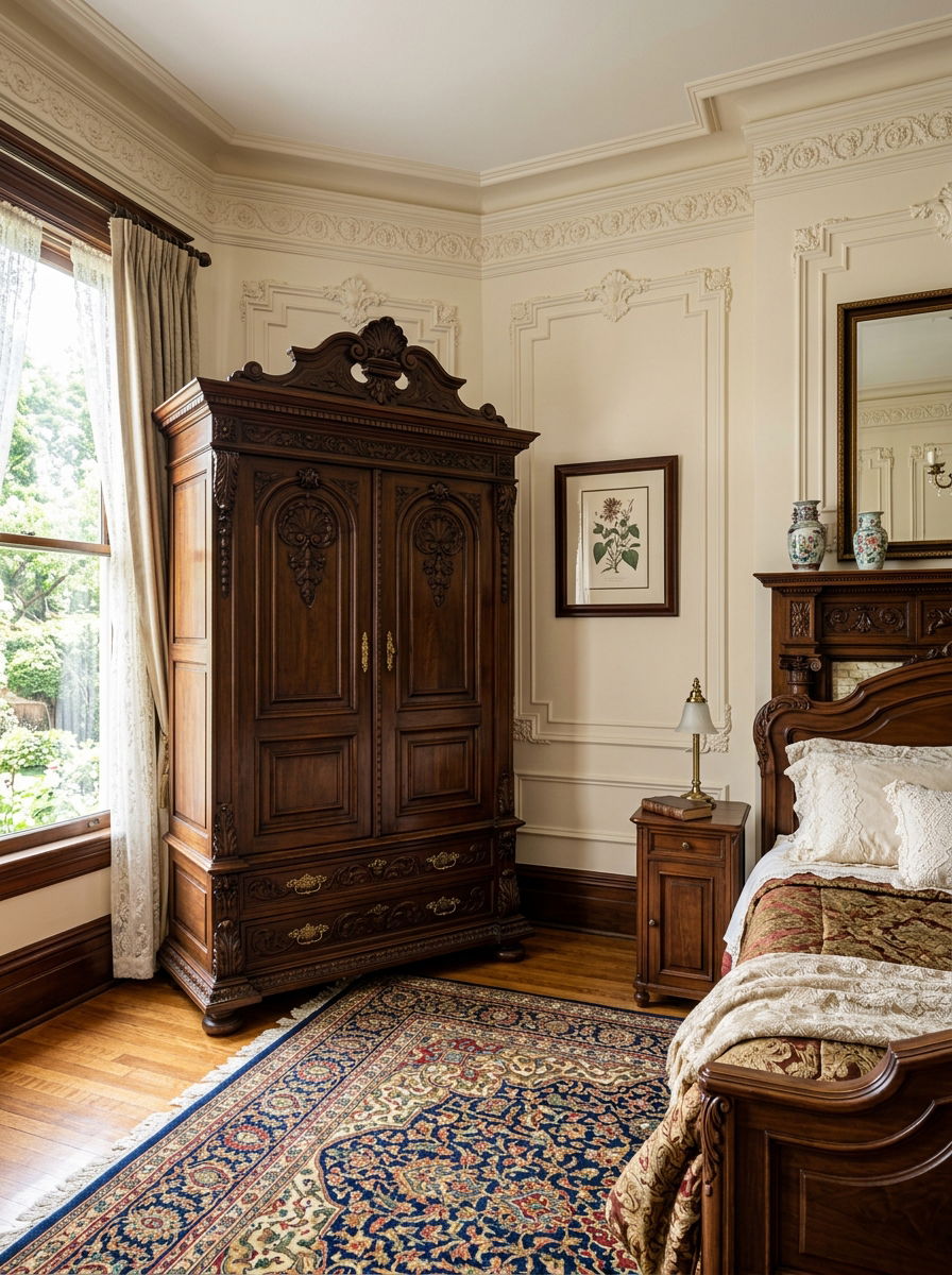 Victorian Armoire Bedroom - 30 heirloom bedroom decor ideas