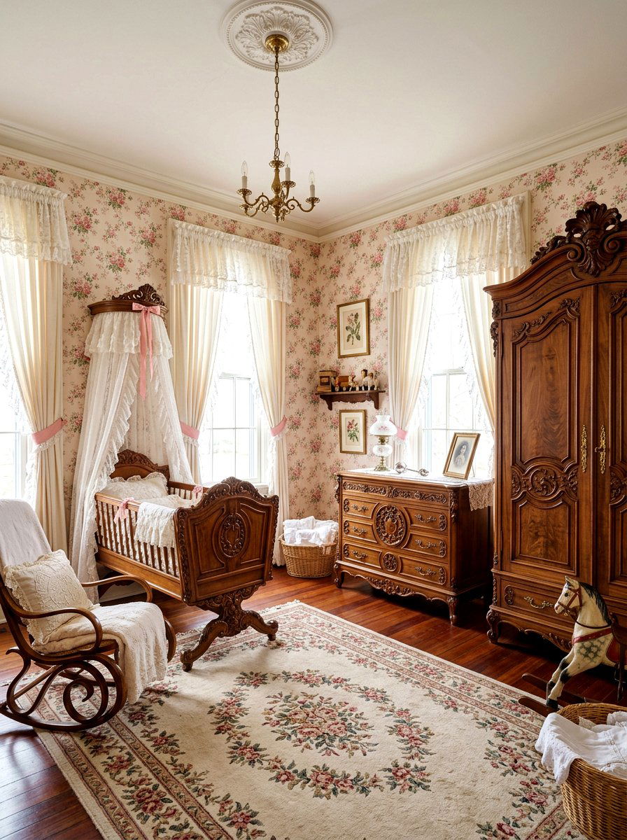 Victorian Baby Furniture - 30 English nursery decor ideas