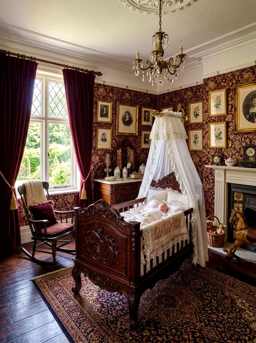 Victorian Baby Nursery - 30 luxe baby room ideas