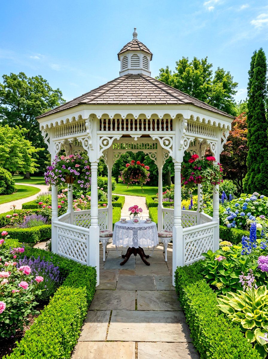 Victorian Backyard Gazebo - 30 backyard decorating ideas
