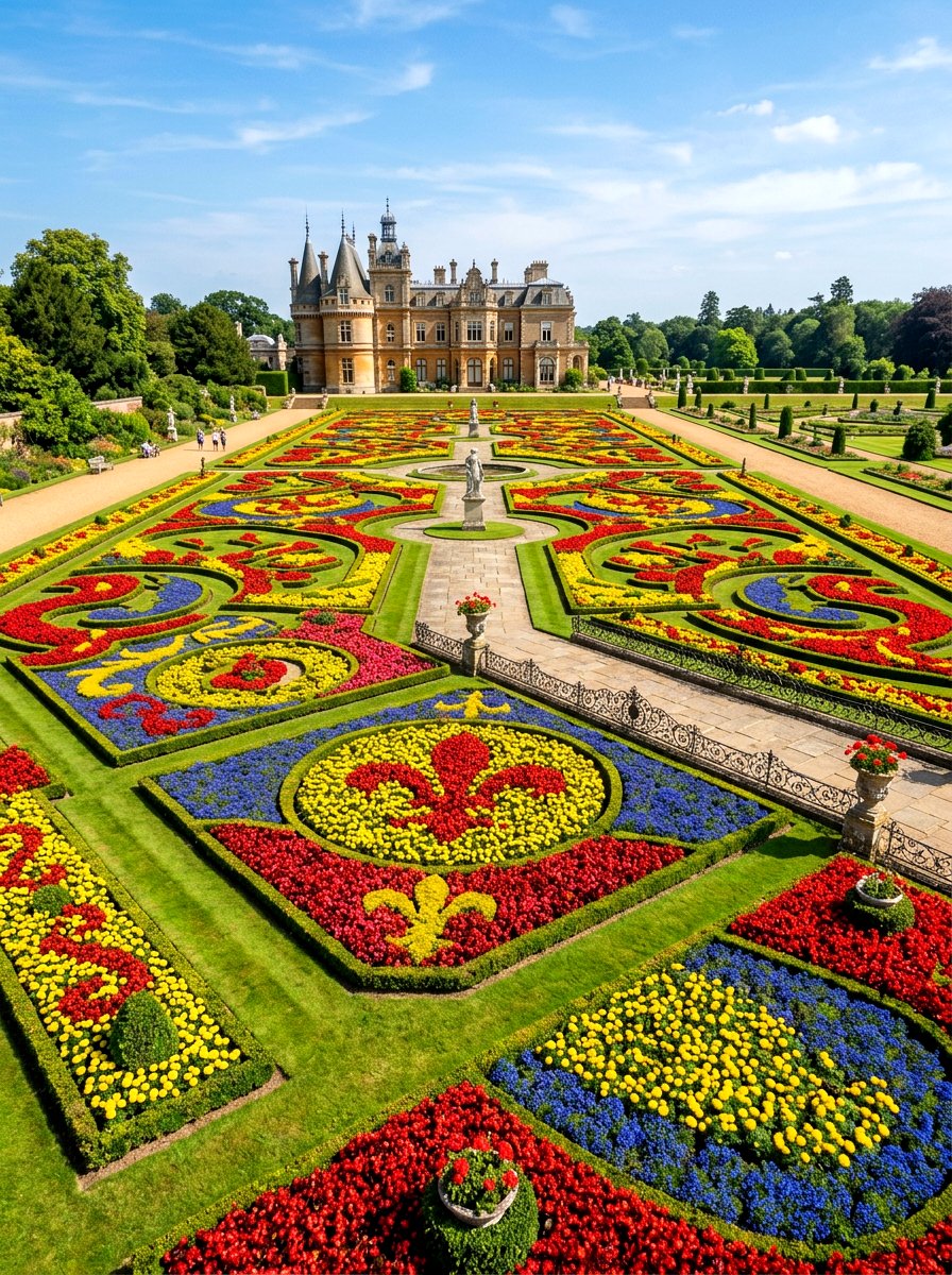 Victorian Carpet Bedding Parterre - 30 parterre garden ideas