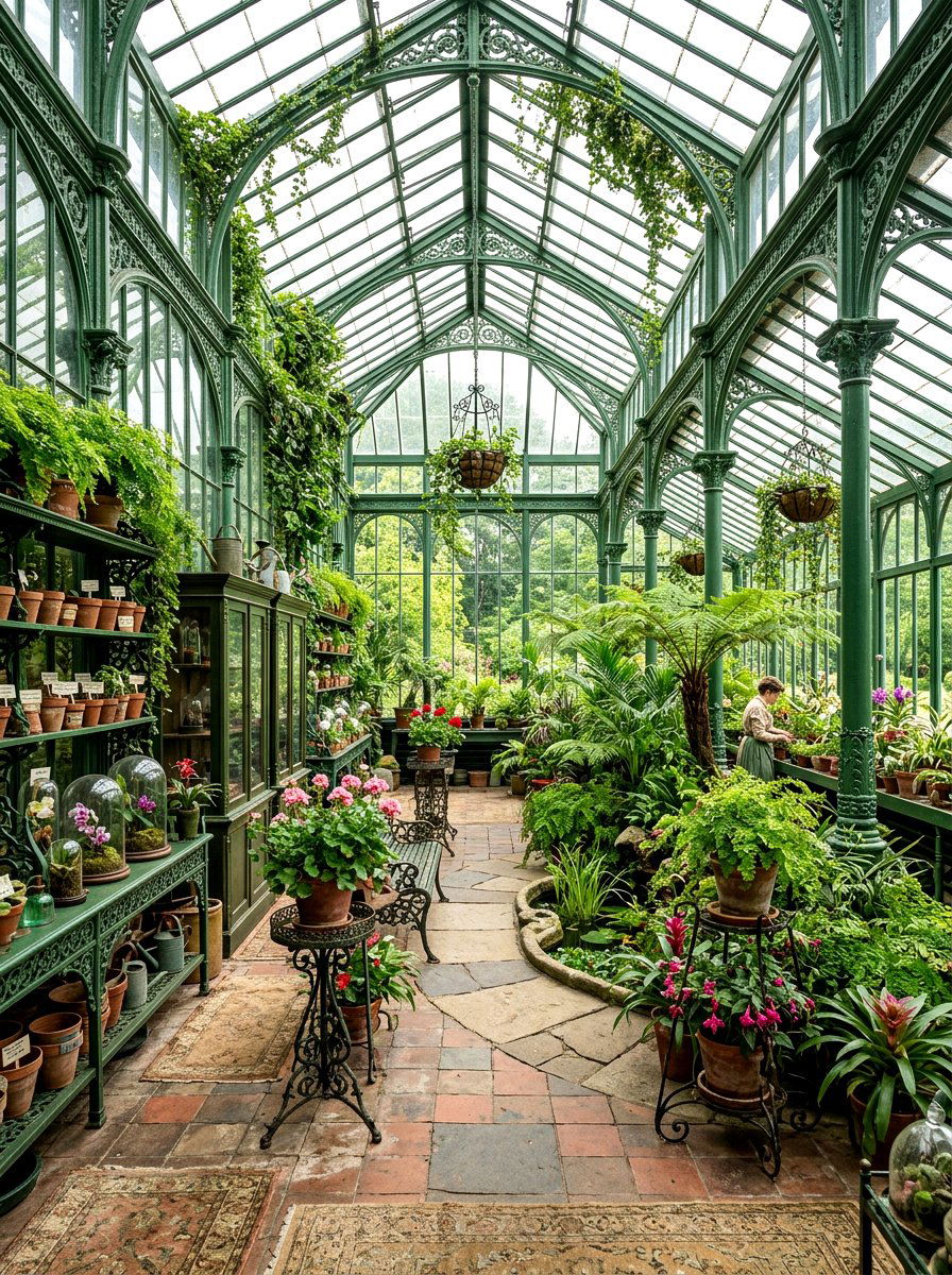 Victorian Conservatory Space - 30 botanical drench room ideas
