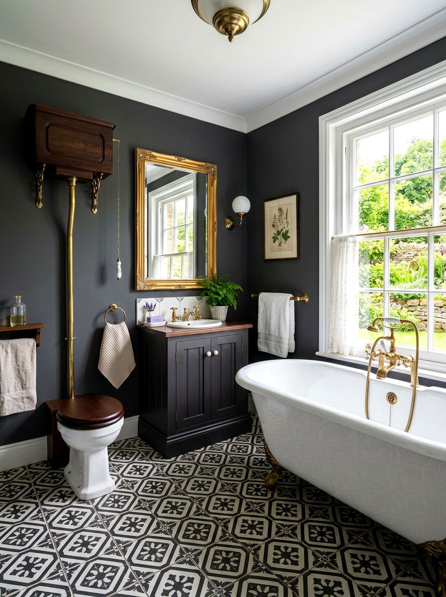 Victorian Cottage Bathroom - 30 cottagecore bathroom ideas