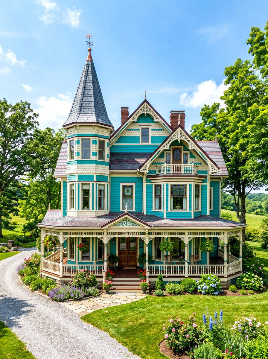 Victorian Country Exterior - 30 country house exterior ideas