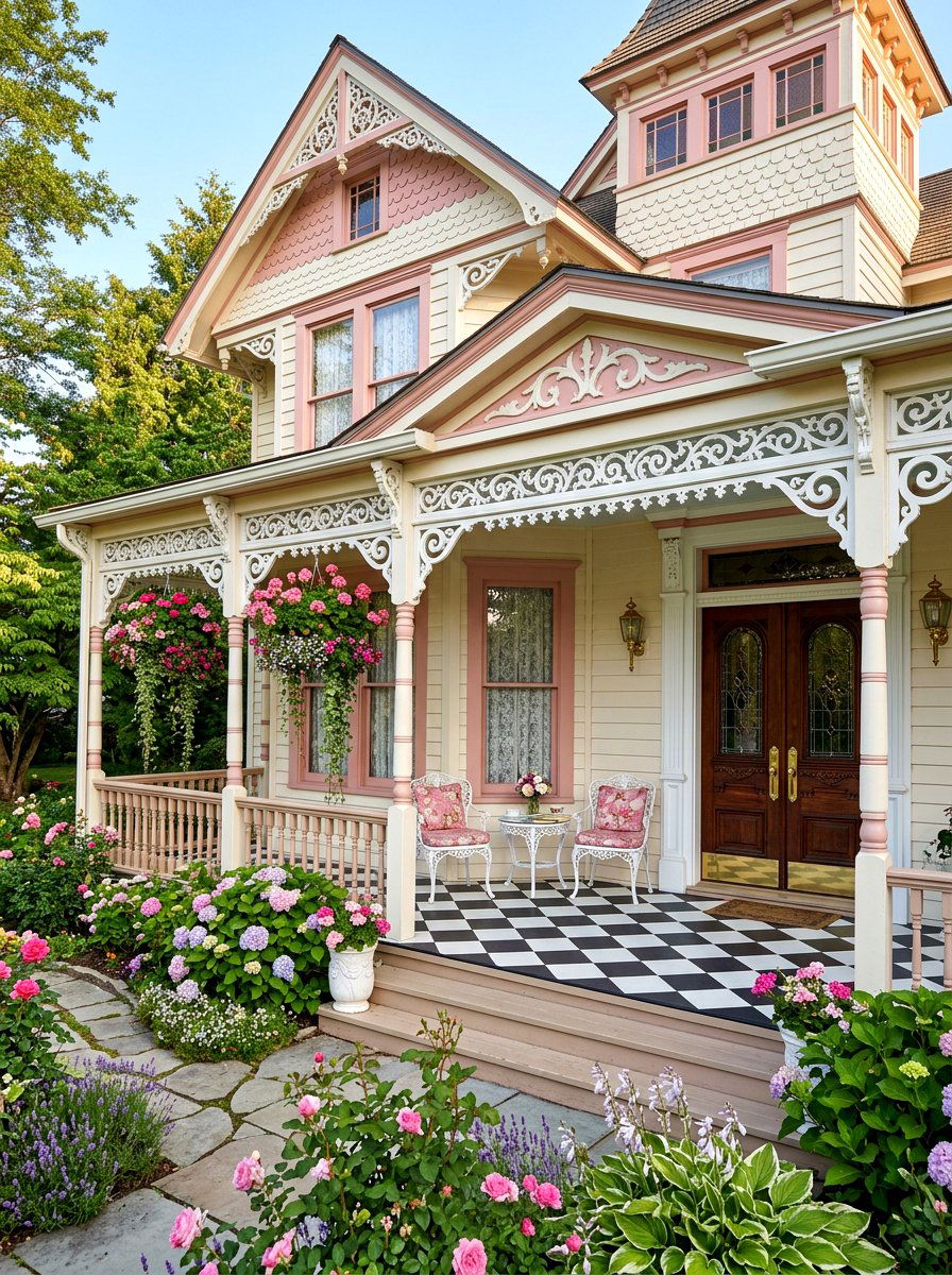 Victorian Covered Front Porch - 30 covered front porch ideas