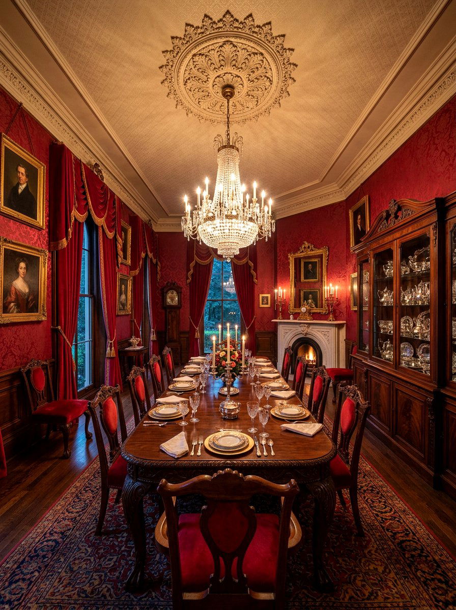 Victorian Dining Room - 30 English dining room ideas