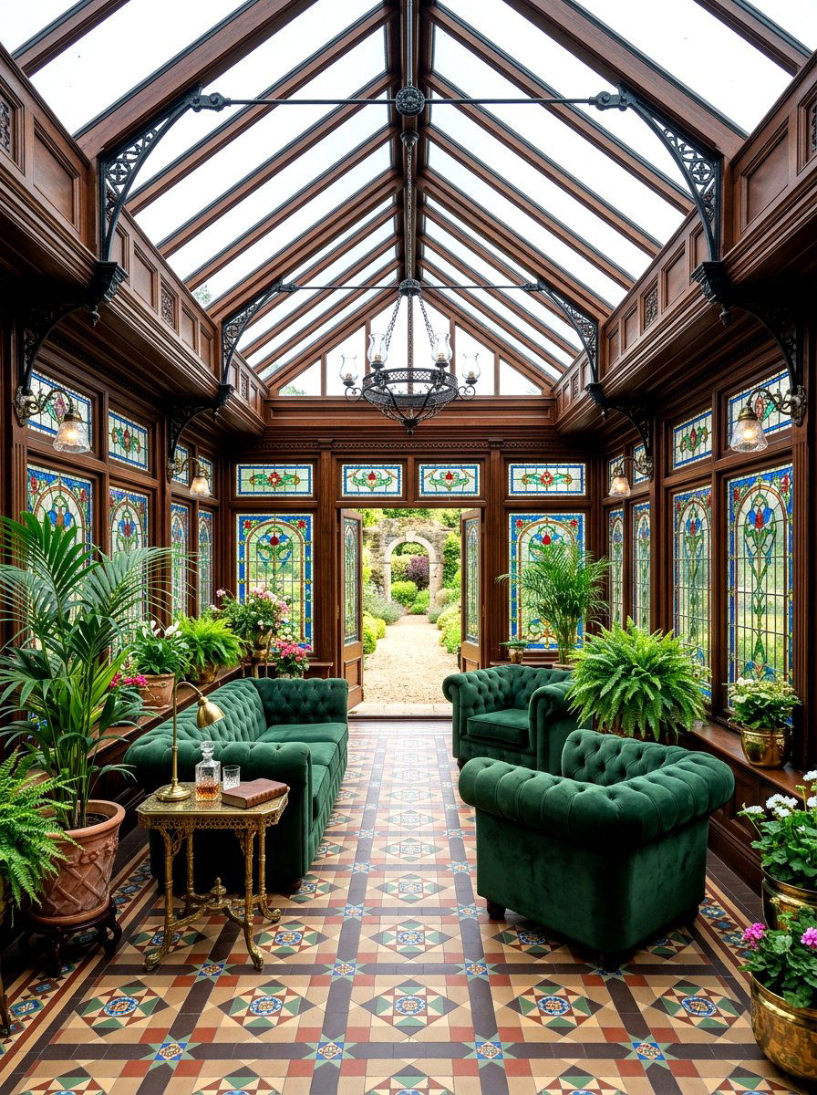 Victorian Enclosed Patio - 30 enclosed patio sunroom ideas
