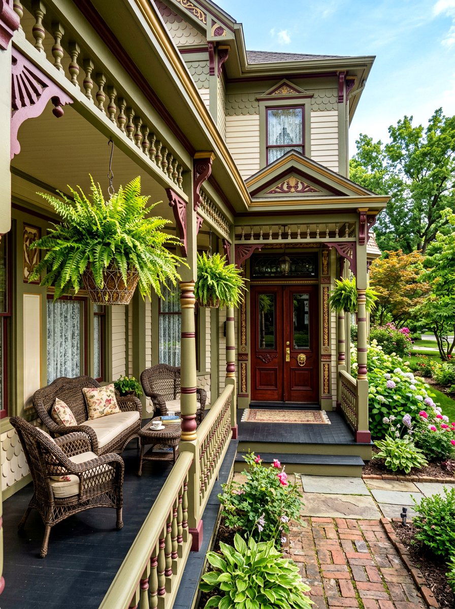 Victorian Front Porch - 30 front porch decor ideas