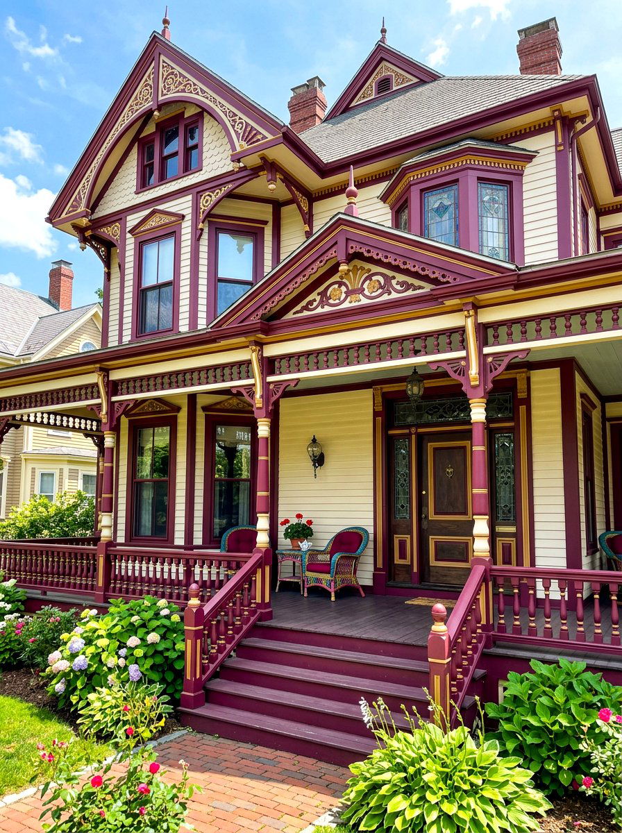 Victorian Front Porch Deck - 30 front deck ideas