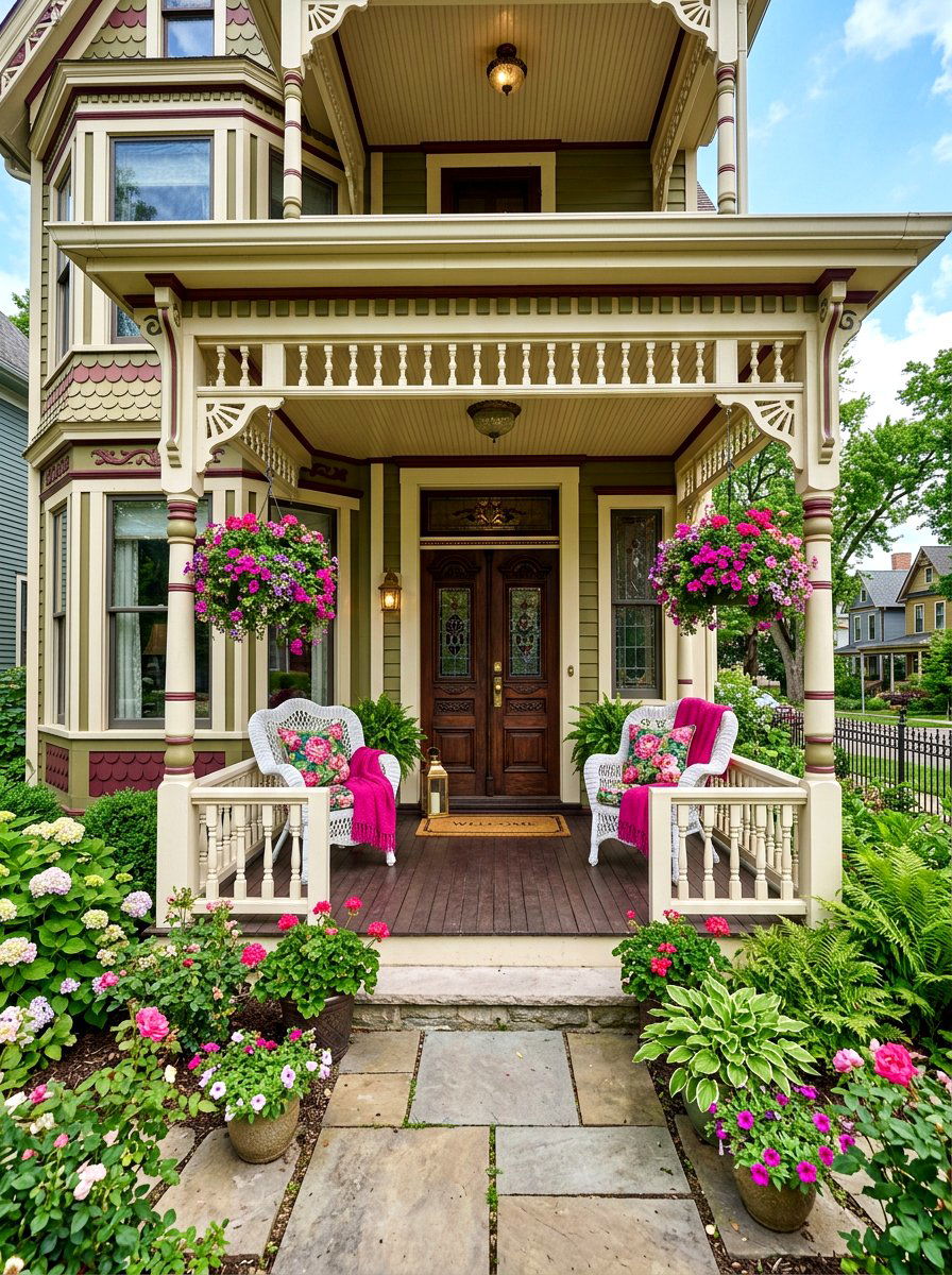 Victorian Front Porch Layout - 30 porch lounge ideas