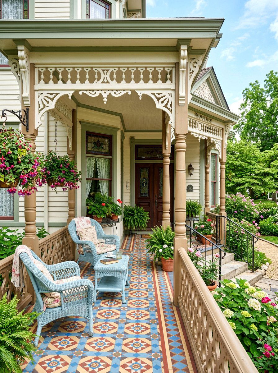 Victorian Front Porch - 30 cozy front porch ideas