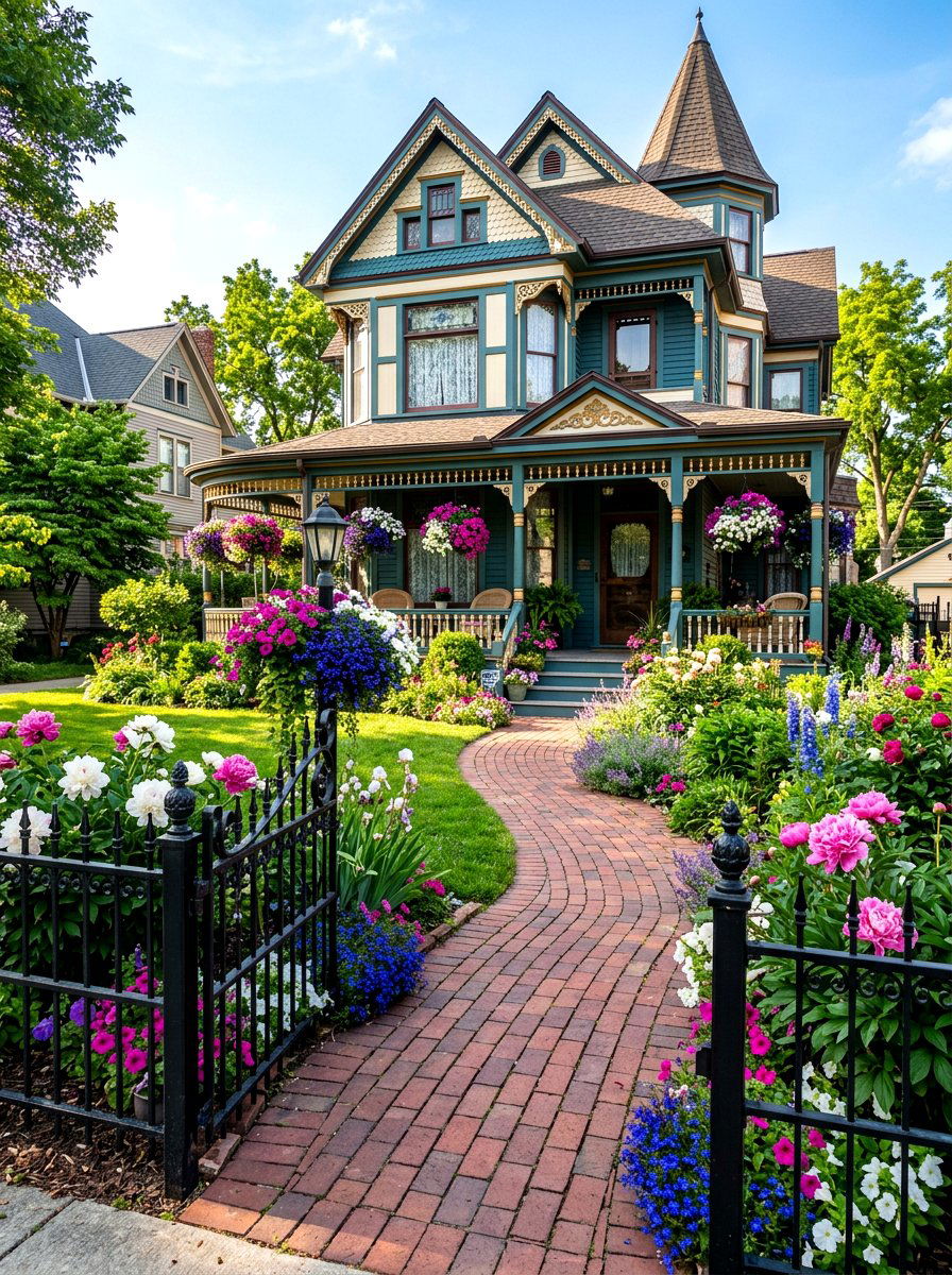 Victorian Front Yard - 30 front yard ideas