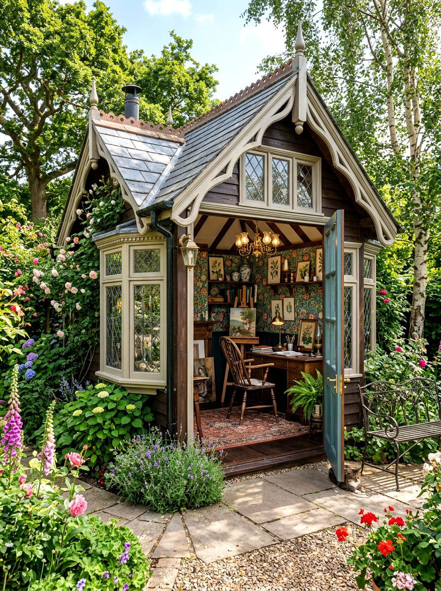 Victorian Garden Studio - 30 art shed ideas