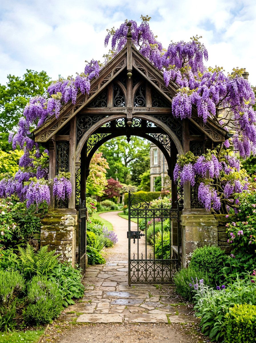 30 Driveway Gate Landscaping Ideas to Boost Curb Appeal Quickly