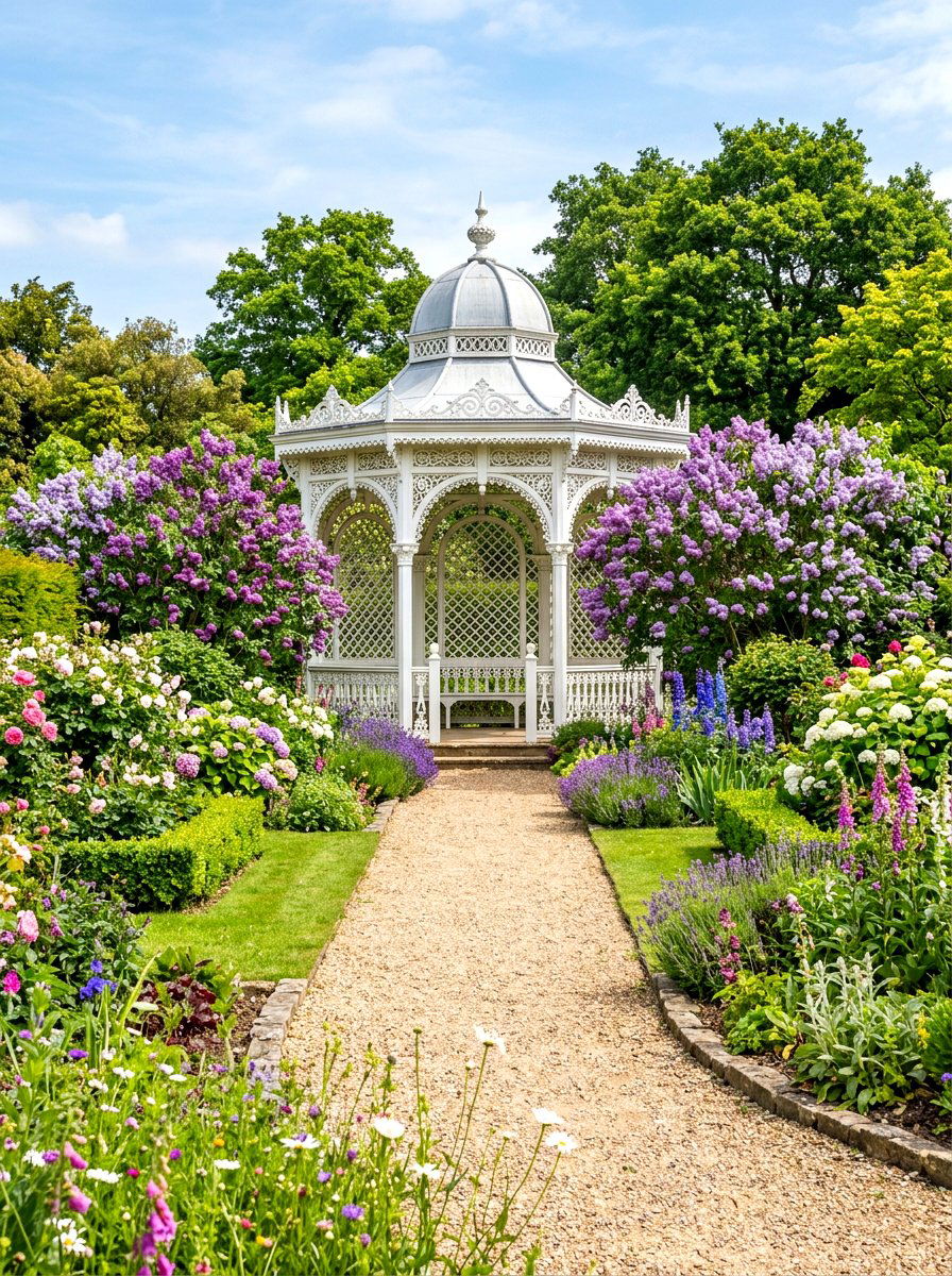 Victorian Gazebo Garden - 30 Victorian garden ideas