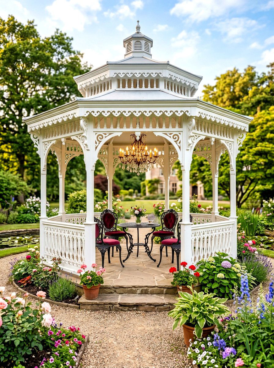 Victorian Gazebo - 30 gazebo decorating ideas
