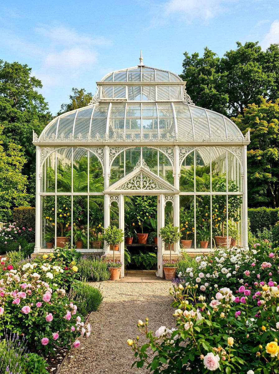 Victorian Glass Greenhouse - 30 freestanding greenhouse ideas