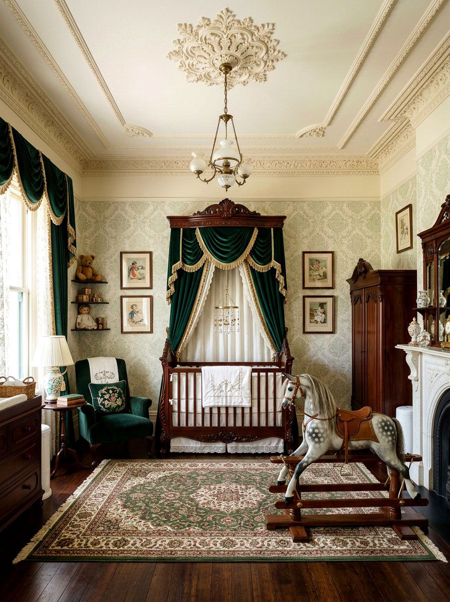 Victorian Inspired Nursery - 30 boutique nursery decor ideas