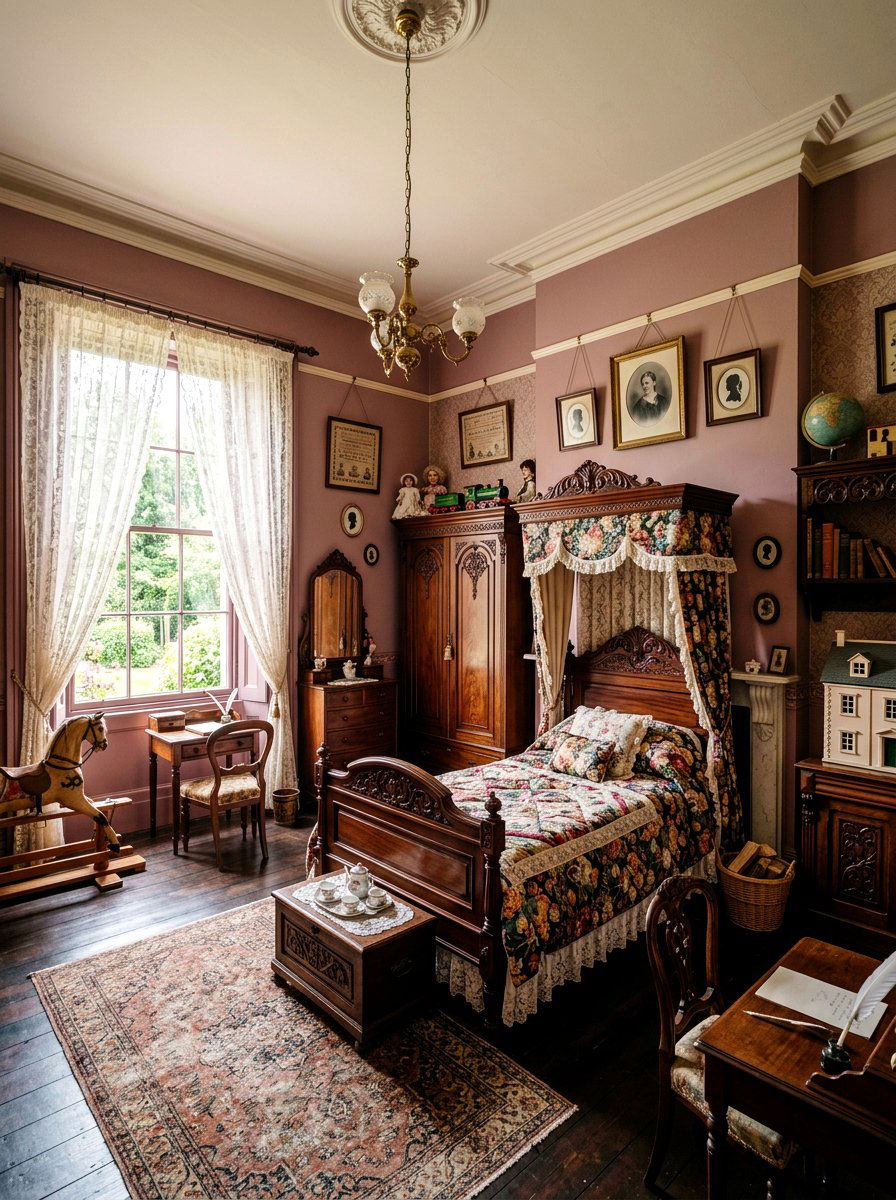 Victorian Kids Room - 30 princess bedroom ideas