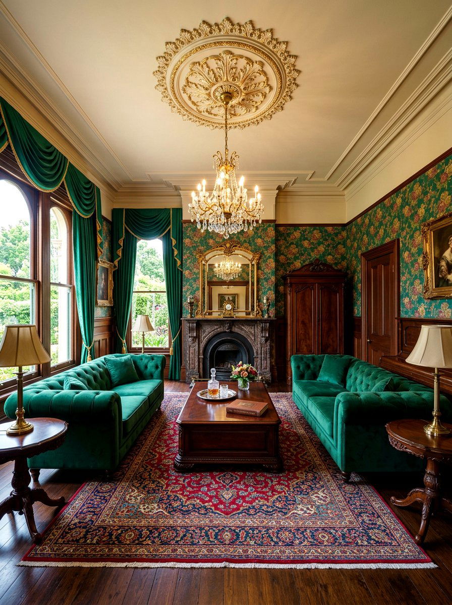 Victorian Living Room - 30 heritage home decor ideas