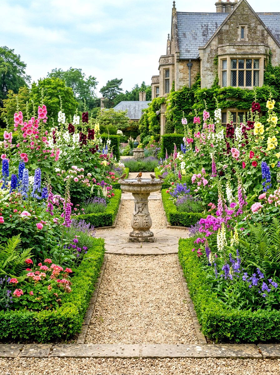 Victorian Perennial Border - 30 perennial border ideas