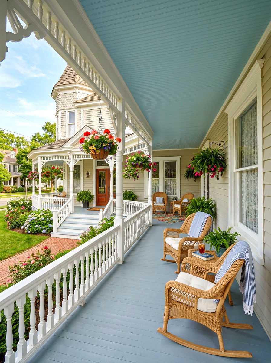 Victorian Porch Beadboard - 30 beadboard ceiling ideas