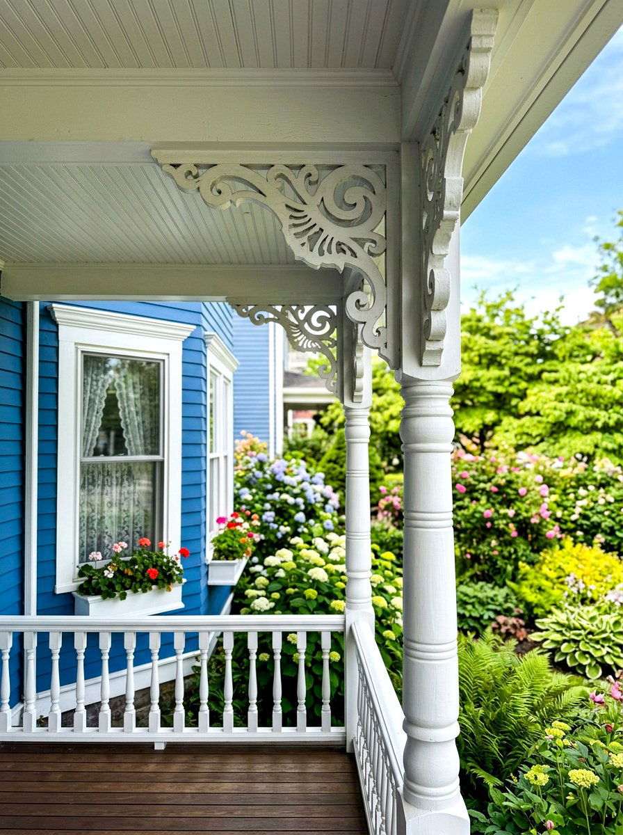 Victorian Porch Corbel - 30 decorative corbel ideas
